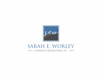 Sarah E. Worley Conflict Resolution, P.C. logo design by haidar