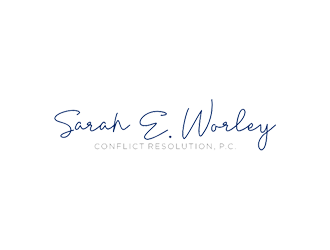 Sarah E. Worley Conflict Resolution, P.C. logo design by zeta