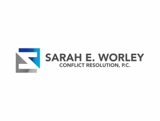 Sarah E. Worley Conflict Resolution, P.C. logo design by ingepro