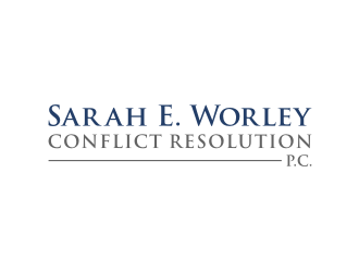 Sarah E. Worley Conflict Resolution, P.C. logo design by nurul_rizkon