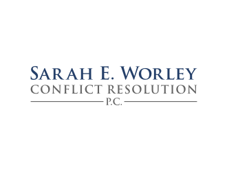 Sarah E. Worley Conflict Resolution, P.C. logo design by nurul_rizkon