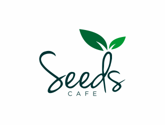 Seeds Cafe logo design by hidro