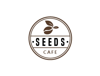 Seeds Cafe logo design by eyeglass
