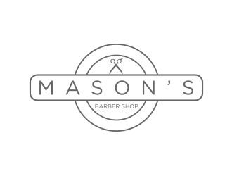 Mason’s Barber Shop  logo design by R-art