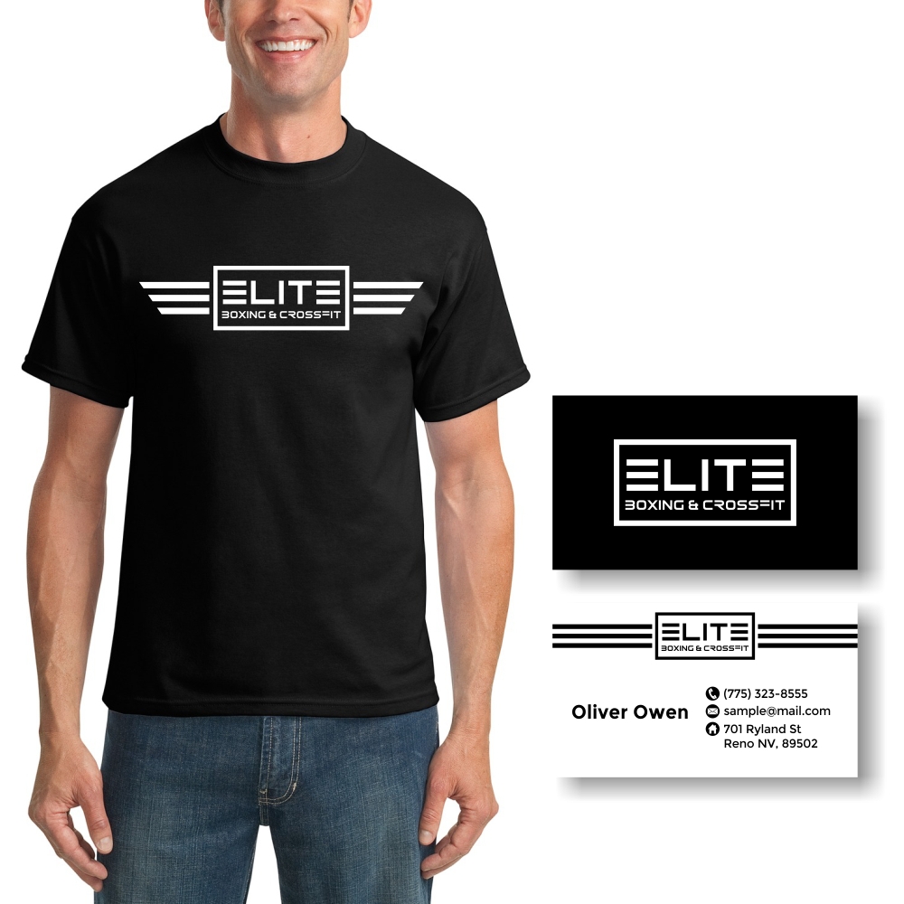 Elite Boxing & Crossfit logo design by maseru