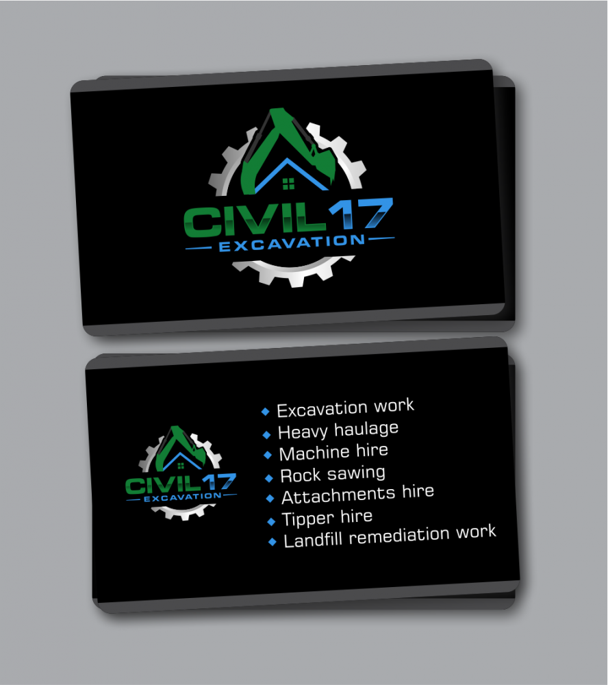 CIVIL 17 logo design by mutafailan