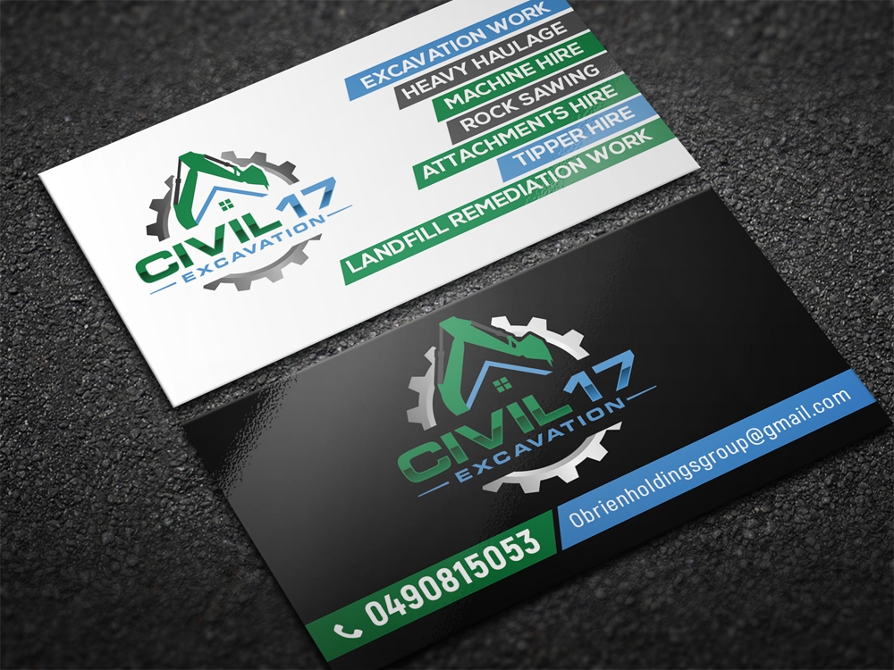 CIVIL 17 logo design by aamir