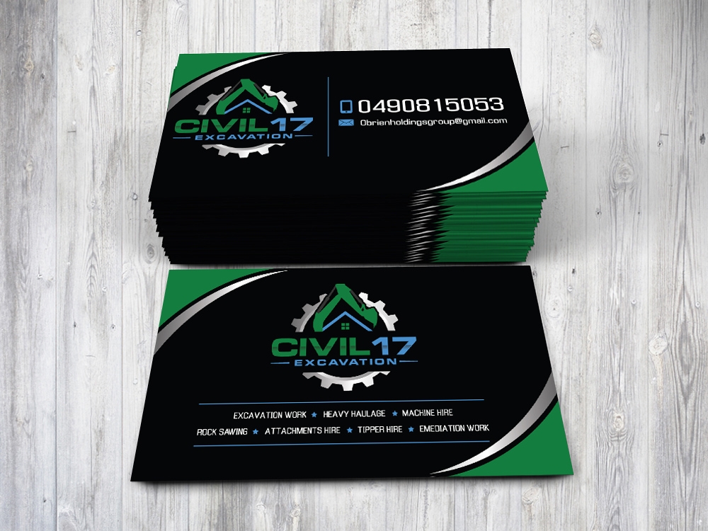 CIVIL 17 logo design by SmartDesigner