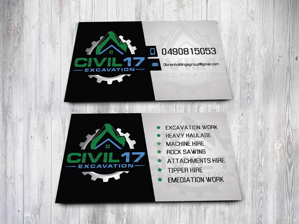 CIVIL 17 logo design by SmartDesigner