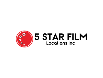 5 Star Film Locations Inc logo design by giphone