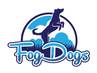 FogDogs logo design by MAXR