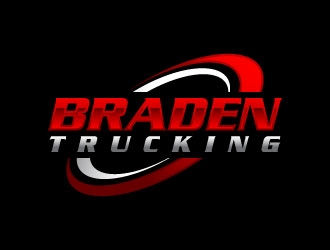 BRADEN TRUCKING  logo design by J0s3Ph