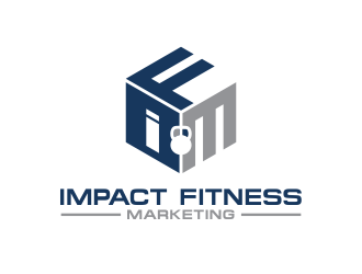 Impact Fitness Marketing logo design by kopipanas