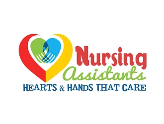 Nursing Assistants: Hearts & Hands That Care logo design by ingepro