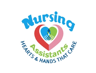 Nursing Assistants: Hearts & Hands That Care logo design by ingepro