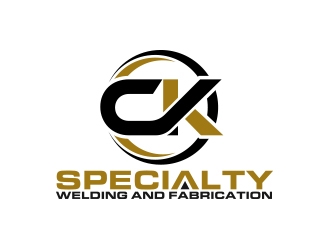 CK Specialty Welding and Fabrication logo design by MarkindDesign