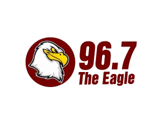 96.7 The Eagle logo design by STTHERESE