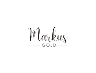 Markus Gold logo design by checx