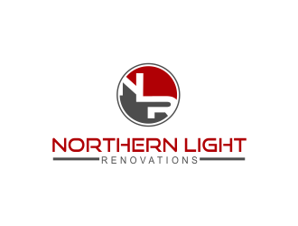 Northern Light Renovations logo design by giphone