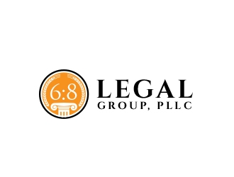 6:8 Legal Group, PLLC logo design by MarkindDesign