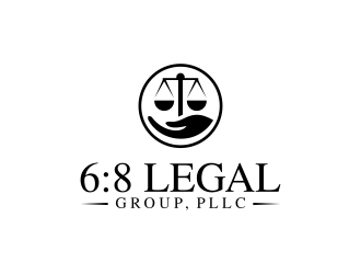 6:8 Legal Group, PLLC logo design by ubai popi