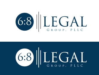 6:8 Legal Group, PLLC logo design by JackPayne