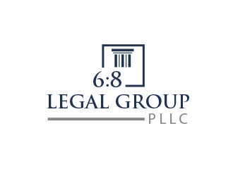 6:8 Legal Group, PLLC logo design by JackPayne