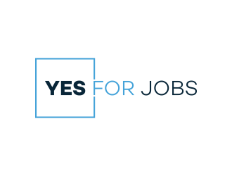 YES FOR JOBS logo design by pakNton