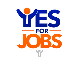 YES FOR JOBS logo design by megalogos