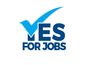 YES FOR JOBS logo design by MarkindDesign