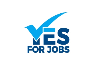 YES FOR JOBS logo design by MarkindDesign