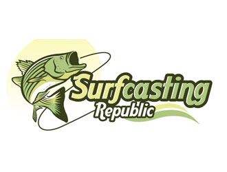 Surfcasting Republic logo design by LogoInvent