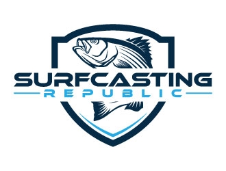 Surfcasting Republic logo design by daywalker