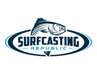 Surfcasting Republic logo design by daywalker