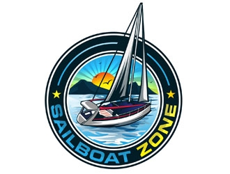 Sailboat Zone logo design by DreamLogoDesign