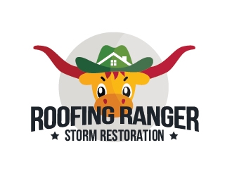 Roofing Ranger logo design by mariko
