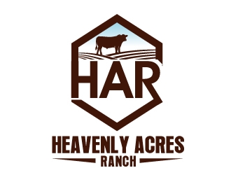 Heavenly Acres Ranch, LLC logo design by PMG