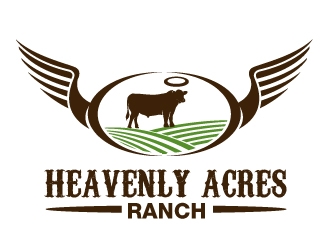 Heavenly Acres Ranch, LLC logo design by PMG