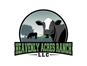 Heavenly Acres Ranch, LLC logo design by Kruger