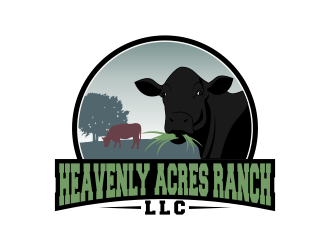 Heavenly Acres Ranch, LLC logo design by Kruger