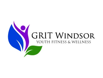 GRIT Windsor Youth Fitness & Wellness or just GRIT Windsor logo design by jetzu