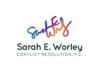 Sarah E. Worley Conflict Resolution, P.C. logo design by mariko