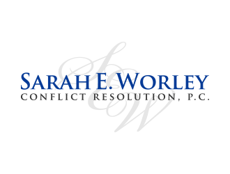 Sarah E. Worley Conflict Resolution, P.C. logo design by lexipej