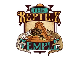 The Reptile Temple logo design by DreamLogoDesign