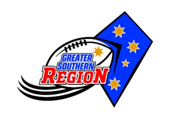 Greater Southern Region Rugby :Eague logo design by ZQDesigns