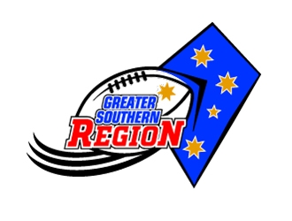 Greater Southern Region Rugby :Eague logo design by ZQDesigns