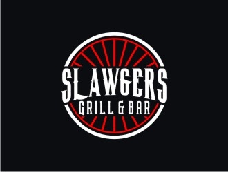 SLAWGERS GRILL & BAR logo design by bricton