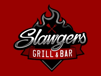 SLAWGERS GRILL & BAR logo design by sgt.trigger