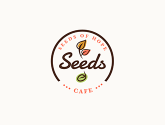 Seeds Cafe logo design by wonderland