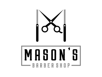 Mason’s Barber Shop  logo design by savana